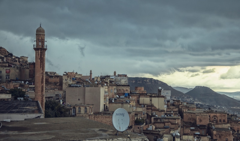 turkey, satellite, nature, tower, outskirts, residential district, midyat, town, suburb, built structure, journey, cloud - sky, mountain, architecture