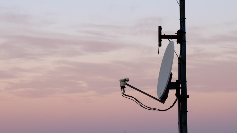 technology, sunset, security camera, telecom, industrial equipment, sky, 4K, no people, control, pole, antenna, protection, satellite dish, equipment