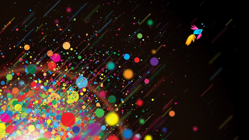 decoration, light, full frame, illuminated, night, multicolored, abstract, drop, dots, motion, close-up, 1080P, circle, multi colored, high angle view