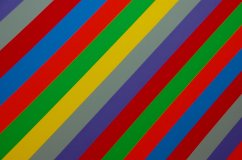 material, wall - building feature, decoration, abstract backgrounds, variation, close-up, stripe, outdoors, lines, multicolored, yellow, obliquely, colors