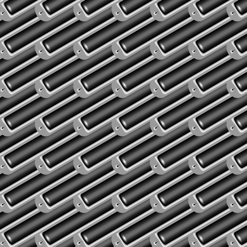 indoors, full frame, abundance, backgrounds, silver colored, repetition, rendering, close-up, abstract, high angle view, lines, no people, still life, large group of objects