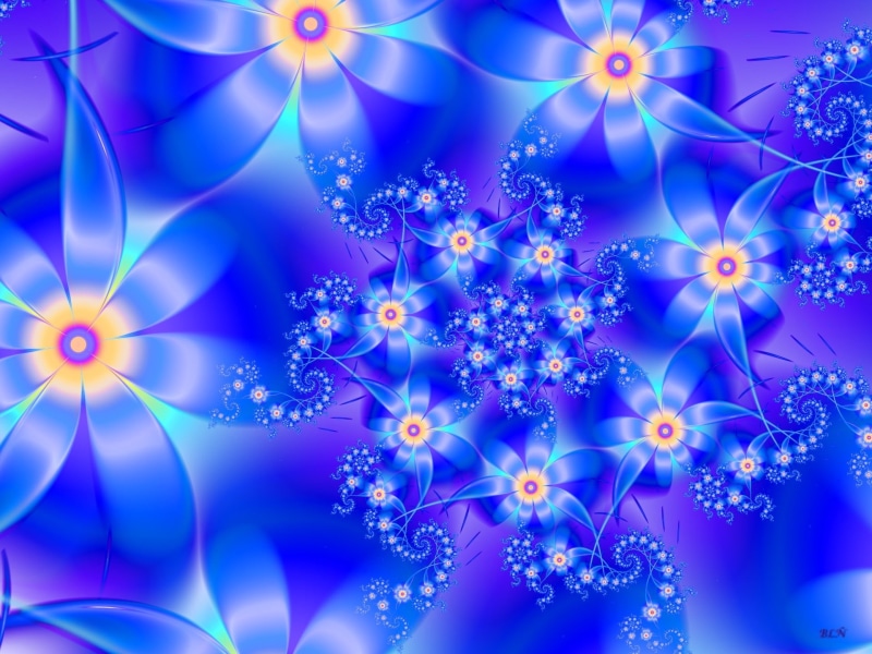 year, abstract, fractal, fantasy, defocused, curve, bright, abstract backgrounds, creativity, snowflake, color, holiday - event, no people, illustration
