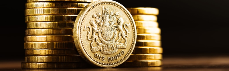 British, One, gold, Currency, commemorative, coin, Shine, Metal, 4K, collection, Pound