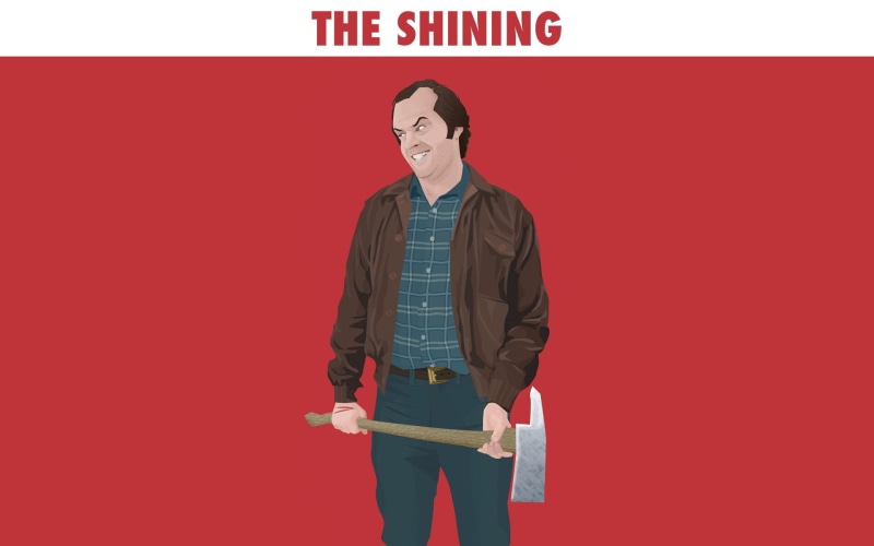 axe, king, stephen, jack, artwork, 1080P, shining, torrance, nicholson, movies