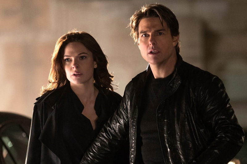 jacket, couple - relationship, black color, clothing, looking at camera, movies, young men, tom cruise, mission impossible, mission impossible 6, real people