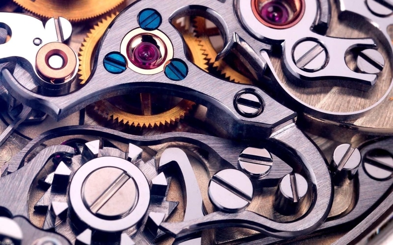 gears, 1080P, mechanics, 3d and abstract, works, watch, guts
