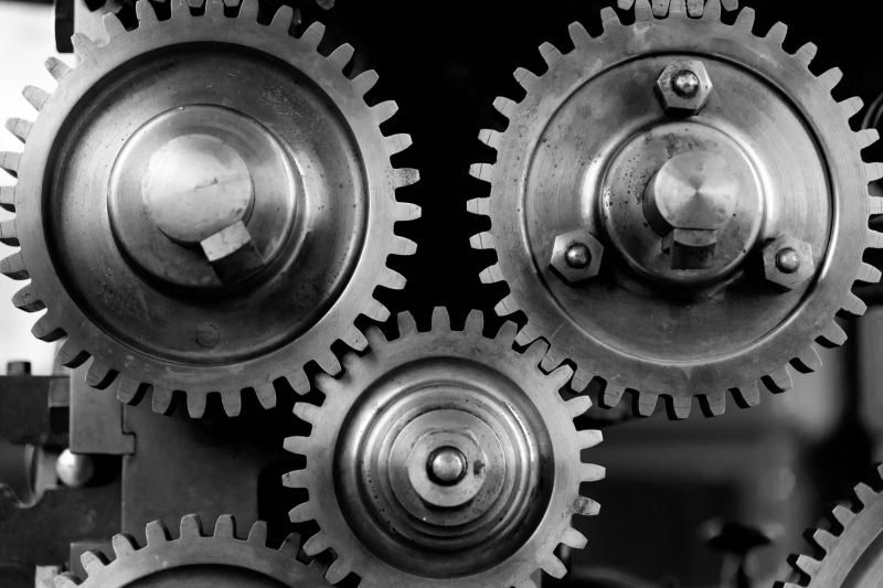 toothed wheels, connection, silver, business, alloy, factory, wheel, manufacturing, cogs, teamwork, interlocked, mechanism, machine part, gear, technology