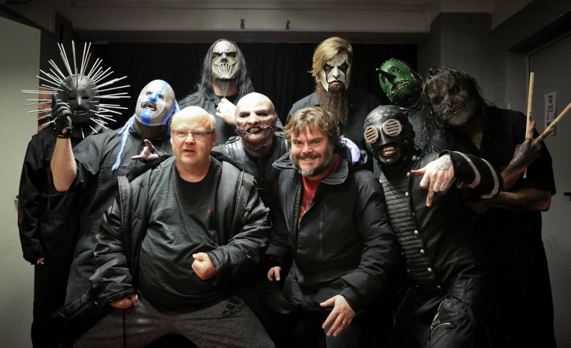 Tenacious D, group of people, portrait, young women, women, people, young men, adult, looking at camera, lifestyles, jack, real people, indoors, males