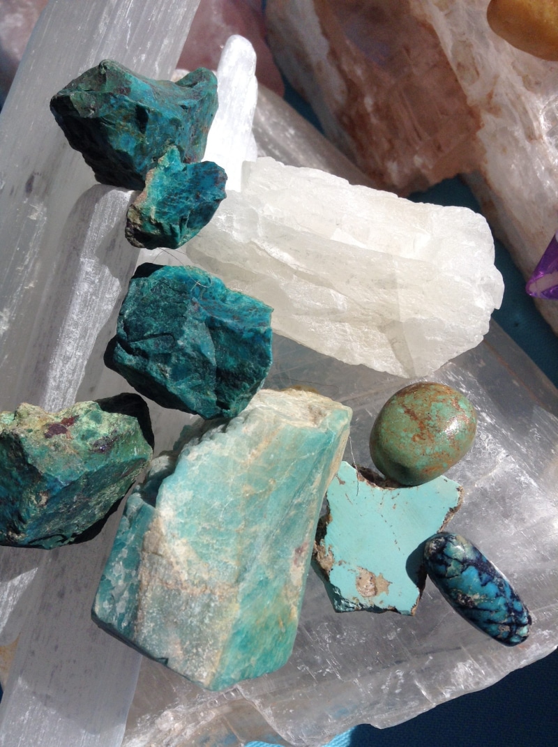 indoors, Natural Stone, crystal, quartz, Gem, high angle view, geology, solid, Stones, no people, close-up, rock - object, variation, jewelry, mineral