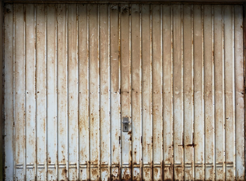 old, rusted, protection, full frame, stainless, outdoors, metal gate, safety, goal, boundary, metal, damaged, run down, profile sheet, corrugated, pattern