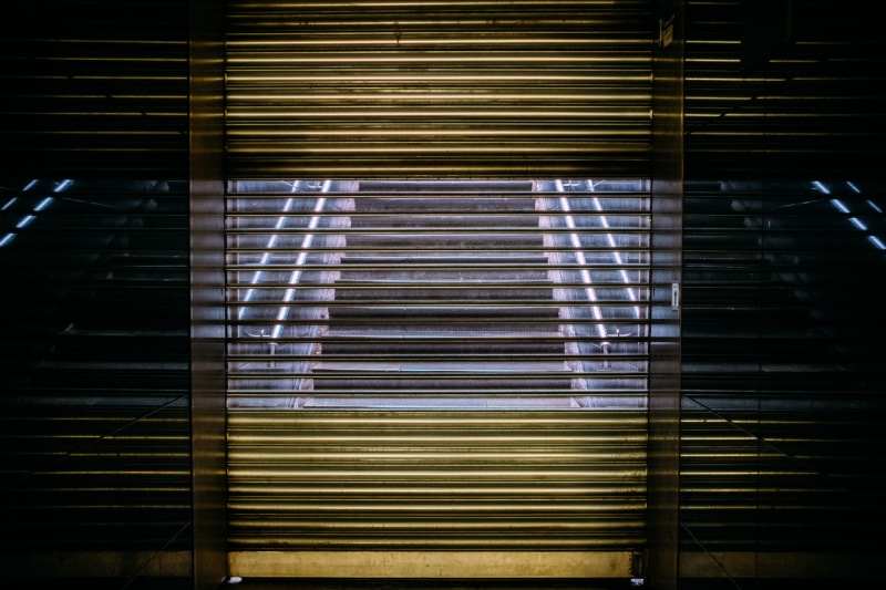 walkway, photography, roll, interior design, striped, white, rotterdam, door, pattern, low angle view, shutter, metal, architecture, corrugated iron, corrugated