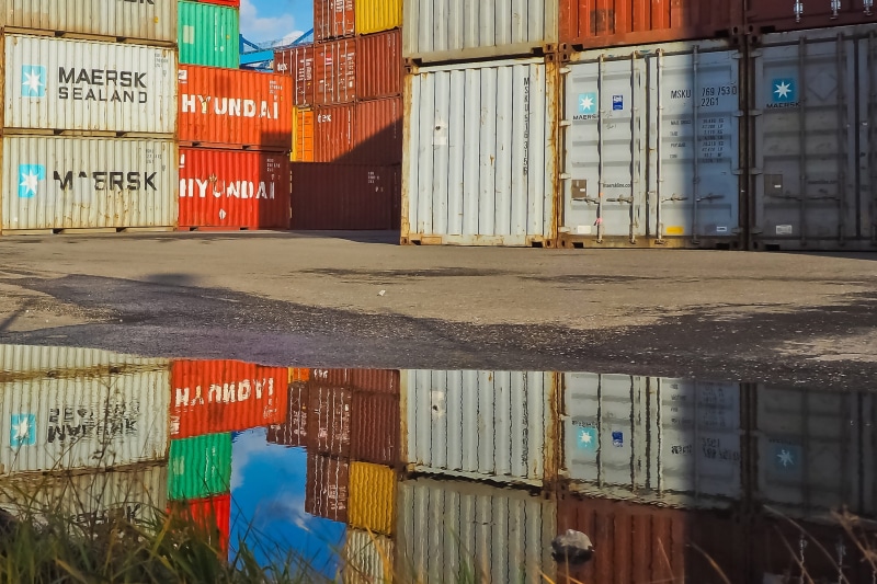 iron, commercial dock, import, freight transportation, metal, reflection, warehouse, industry, marketing hub, export, sales, transport, outdoors, goods