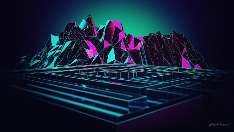 internet, connection, technology, no people, shape, data, multi colored, three dimensional, computer network, wireless technology, 1080P, purple, abstract