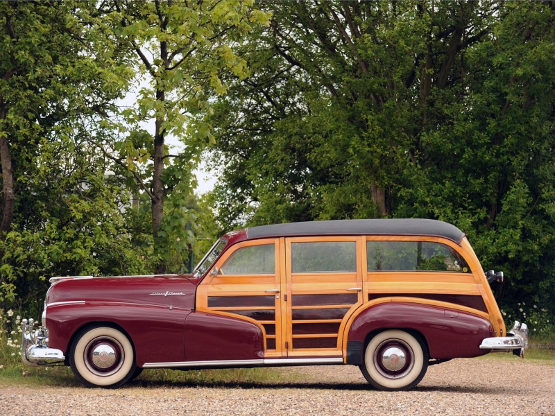 retro, woody, pontiac, streamliner, stationwagon, 8pb, 1948, eight, 1080P