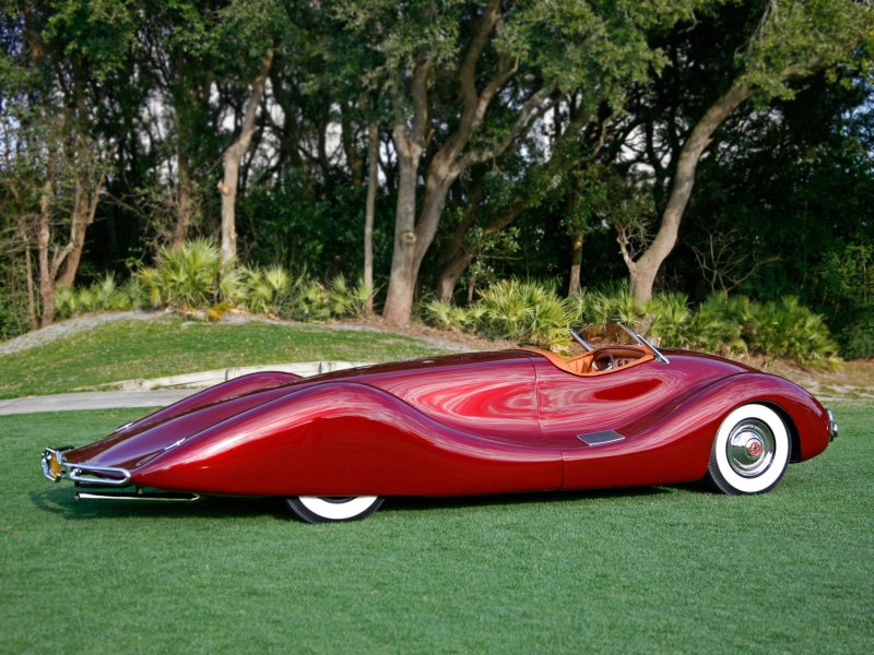 supercar, retro, streamliner, concept, supercars, custom, 1080P, 1949, buick