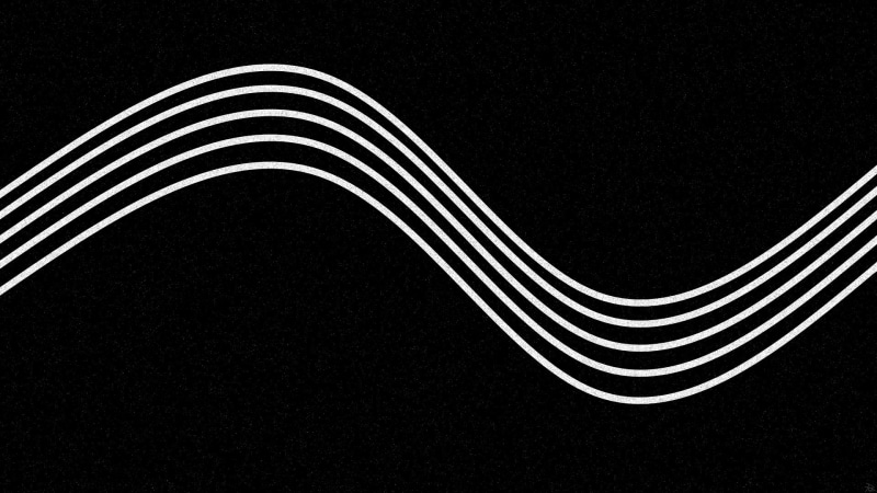 waveforms, monochrome, 1080P, minimalism, lines