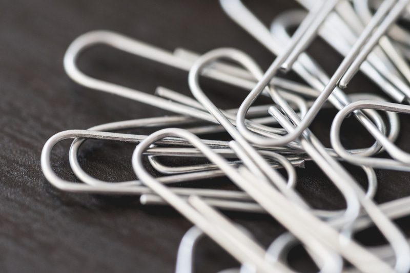 office supplies, tangled, metal, man made, still life, 4K, intertwined, close-up, communication, backgrounds, black, selective focus, cable, documents