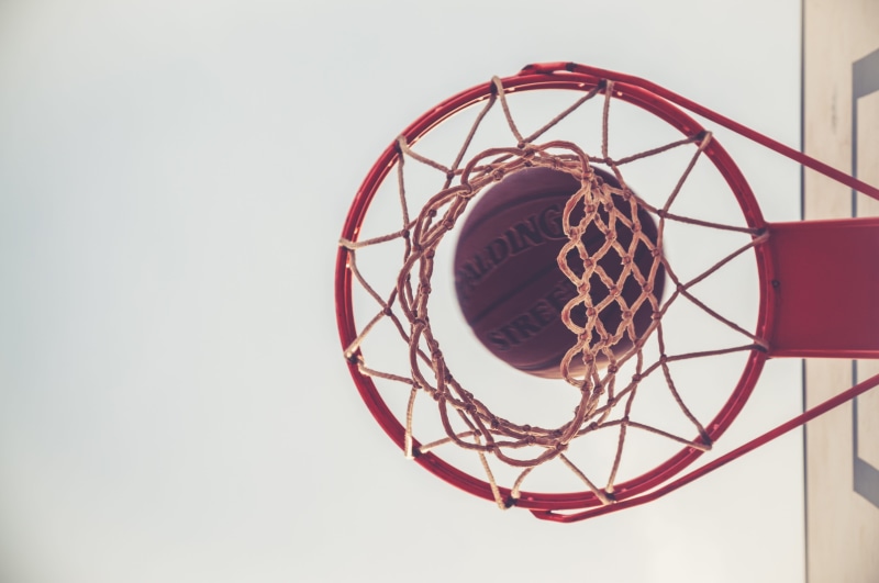 complexity, ring, score, intertwined, net, design, symbol, studio shot, basketball - sport, equipment, no people, connection, basketball hoop, ball, close-up