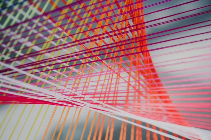 decoration, modern, photo, 5K, striped, design, exhibition, colour, backgrounds, multi Colored, red, technology, blue, close, art, interior design, strings