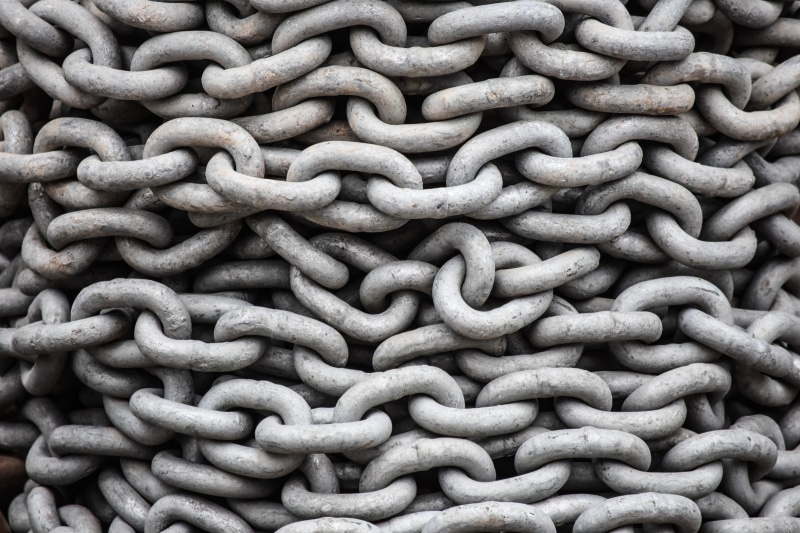 complexity, still life, metal, necklace, link, connection, abundance, pattern, backgrounds, large group of objects, steel necklace, anchor chain, iron chain