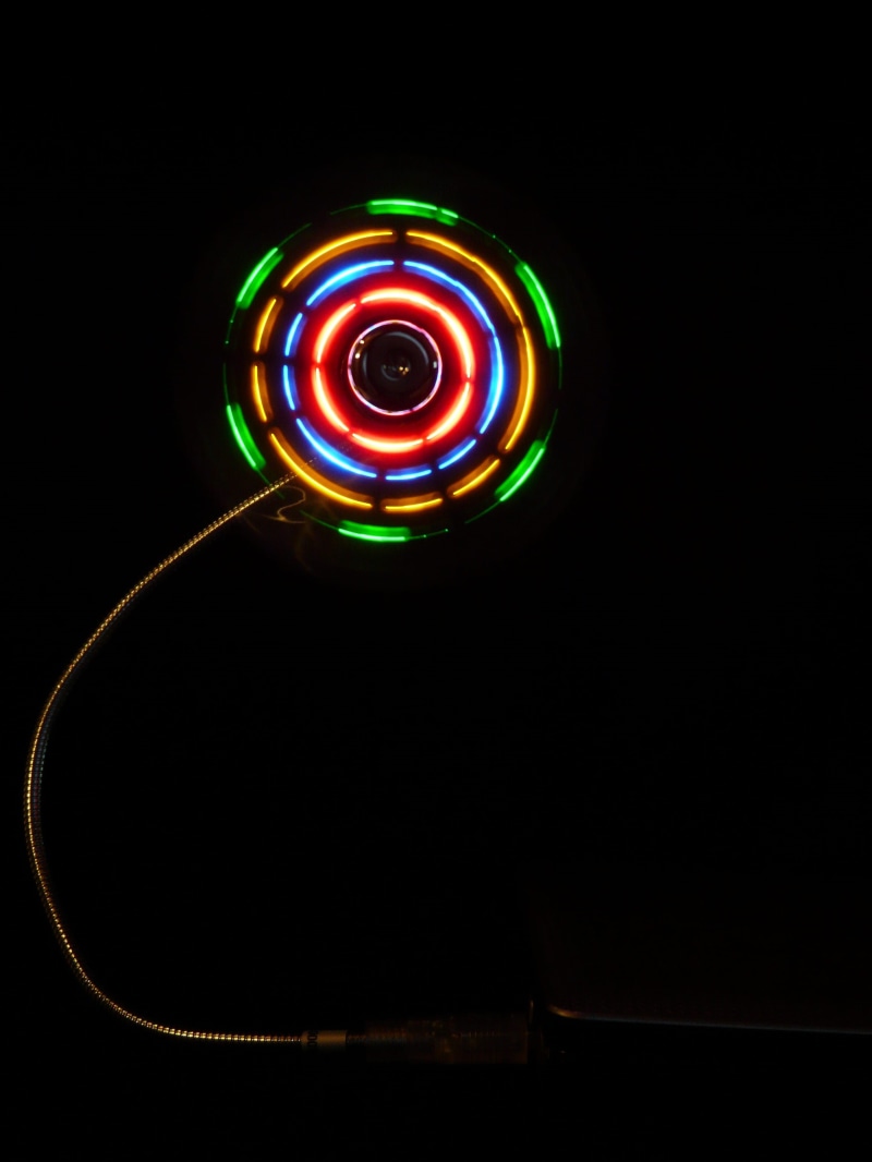 Cooling, Rotate, lighting equipment, led, studio shot, air, mystical, geometric shape, circle, light, about, colorful, fan, no people, usb, pattern, copy space