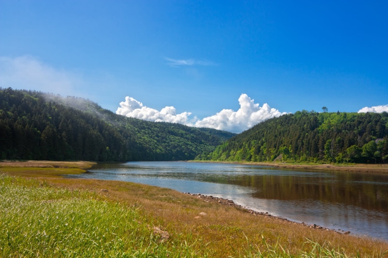 body of water, black  cloud, picture, beside, water, stock  image, fundy  national  park, land, blue, body, high  dynamic  range, hills, landscape, travel