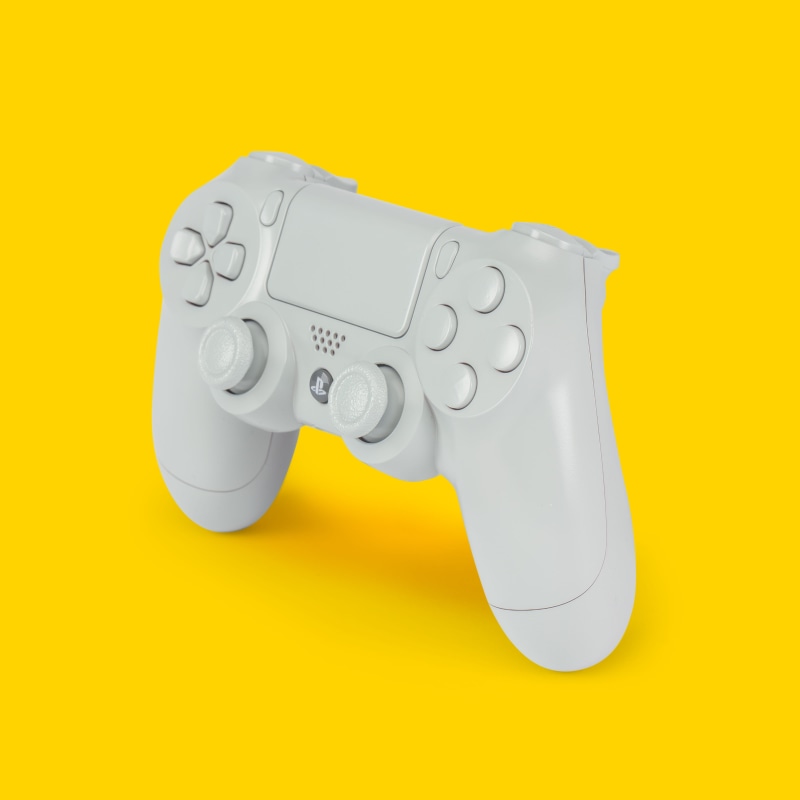 blank, color, technology, ps4, gaming, dualshock, controller, yelow, minimal, video Game, gamepad, equipment, vector, colour, analogue, toy, joystick, ps