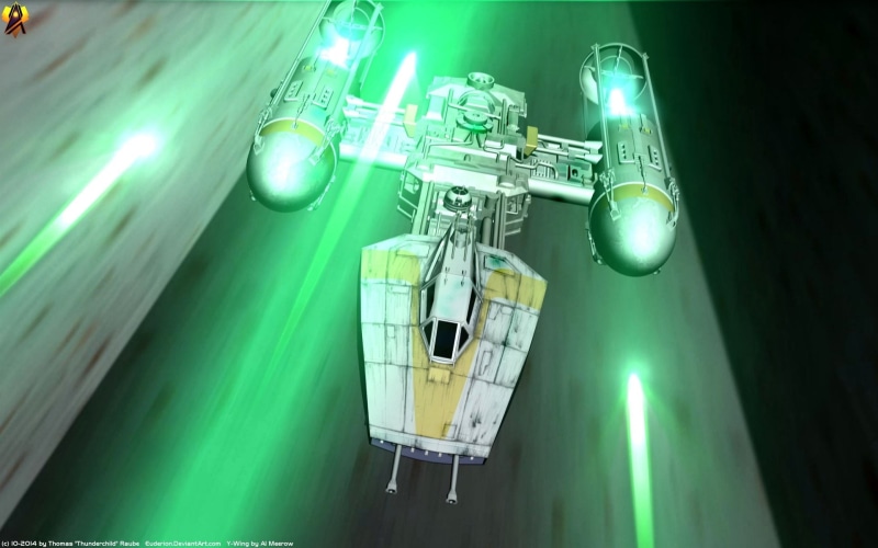 Starship, Star Wars, Spaceship, Star Wars Episode IV: A New Hope, Starfighter, Sci Fi, 1080P, Y-wing