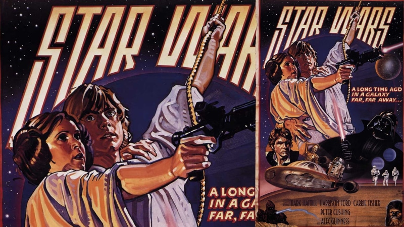 Luke Skywalker, Star Wars, Leia Organa, collage, movies, Star Wars: Episode IV A New Hope, 1080P, Film Posters
