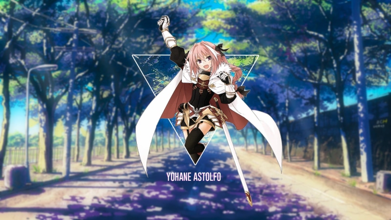 Rider of Black (Fate/Apocrypha), 1080P, Fate Series, anime, Astolfo (Fate/Apocrypha), anime girls, traps, picture-in-picture, Fate/Apocrypha