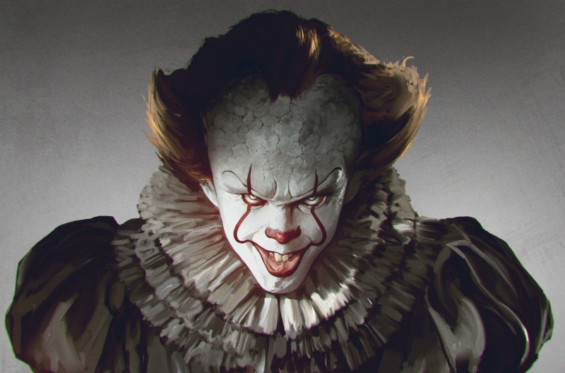 Clown, It (2017), Pennywise (It), Movie, 1080P