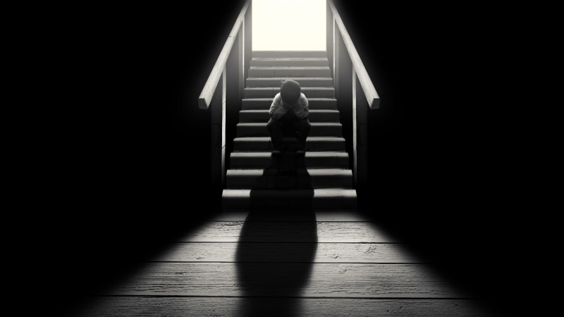 building, steps and staircases, 1080P, loneliness, nature, direction, sunlight, the way forward, staircase, dark, architecture, railing, day, indoors