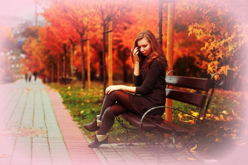 weird-thin, portraits, 1080P, colorful, photography, trees, colors, loneliness, plants, autumn-loneliness, people, lovely, autumn
