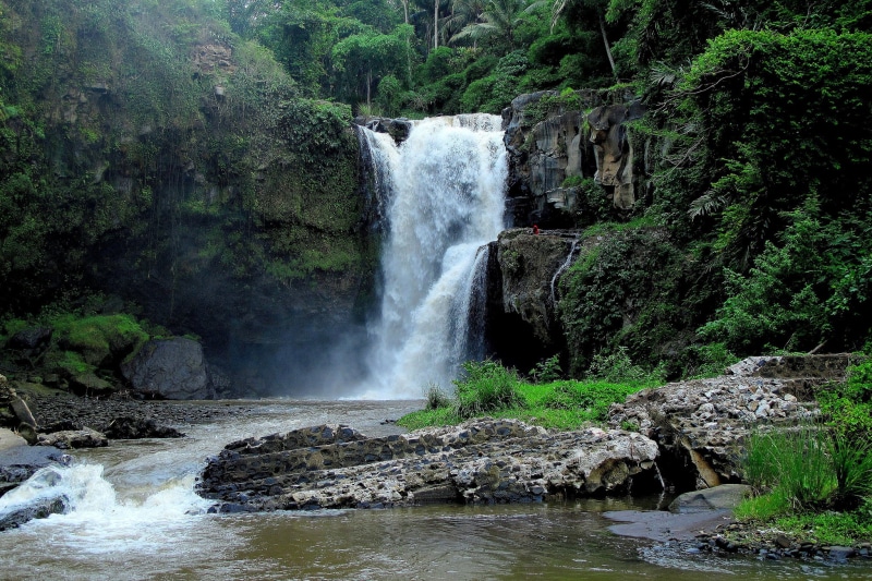 power in nature, solid, flowing water, environment, Indonesia, rocks, scenics - nature, outdoors, tree, river, rainforest, 1080P, power, long exposure