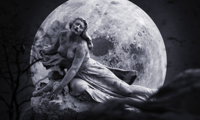 suffering, angel, woman, art and craft, mystical, fear, sculpture, dark, nature, sad, creepy, depression, statue, weird, grave, classical style, architecture