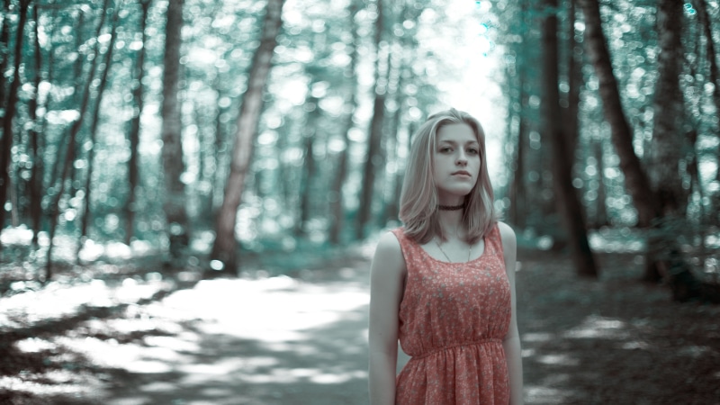 eyes, fashion, adult, women, plant, one person, nature, the jitters, fear, standing, girls, model, portrait, day, turned, sleeveless, stroll, beautiful woman