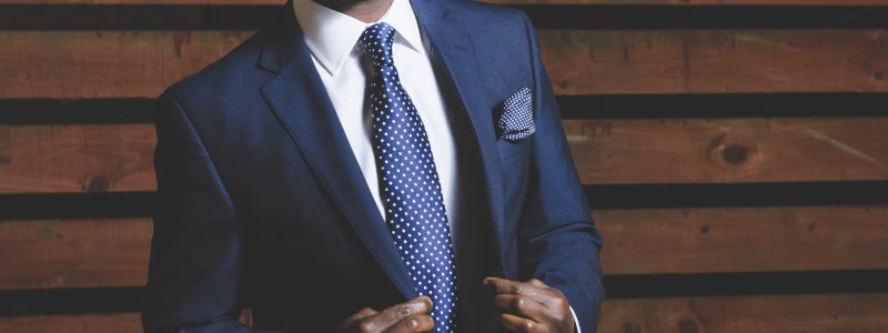 adult, people, occupation, business, shirt, tie, front view, blue, jacket, clothing, notch lapel, standing, 4K, person, mens, males, indoors, fashion