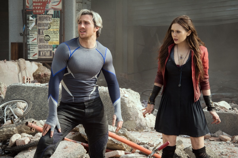 Avengers: Age of Ultron, Scarlet Witch, The Avengers, Quicksilver (Marvel Comics), 4K, Avengers, Elizabeth Olsen, Aaron Taylor-Johnson