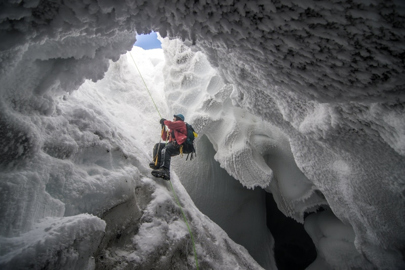 day, people, real people, scenics - nature, winter, one person, s, outdoors, nature, leisure activity, rock, beauty in nature, rock - object, motion, cave