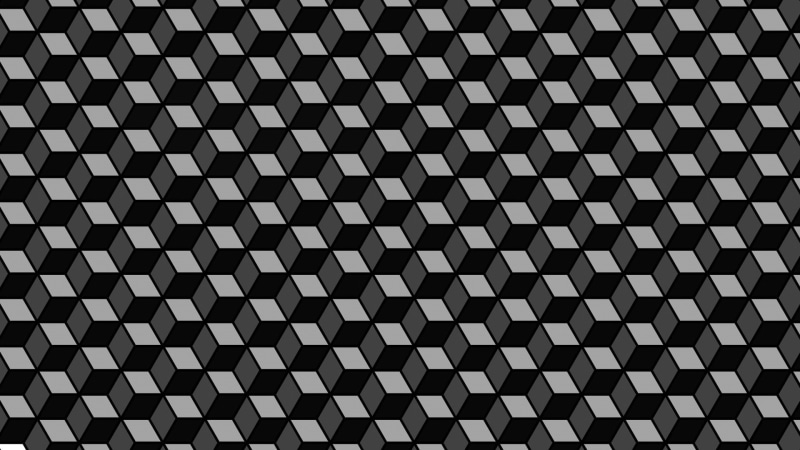 1080P, optical illusion, pattern, cube