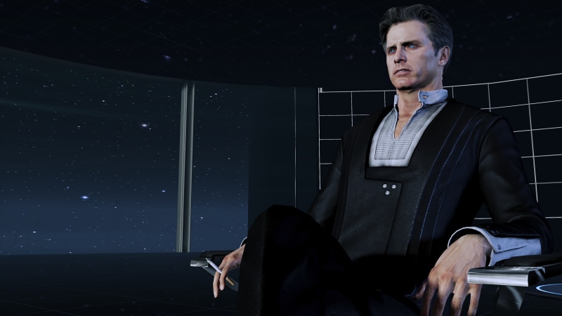 Cerberus, adult, looking, lifestyles, males, three quarter length, one person, Mass Effect, young adult, contemplation, mid adult men, front view, looking at camera