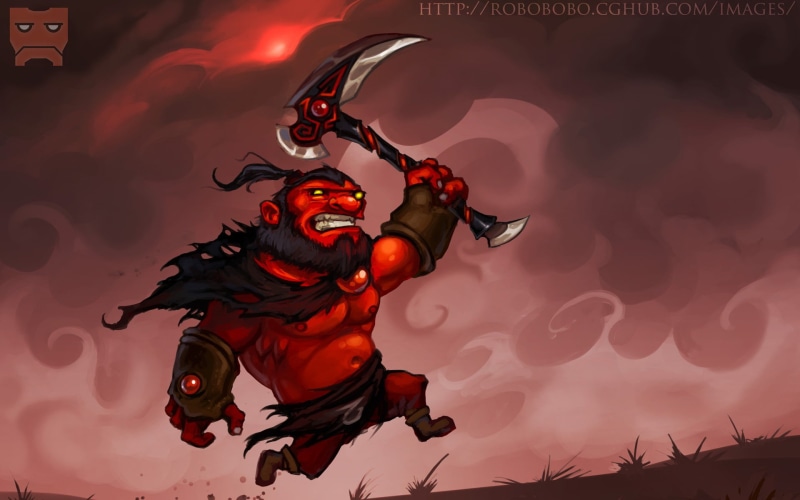 Steam (software), Dota 2, Dota, Defense of the Ancients, Axe, 1080P