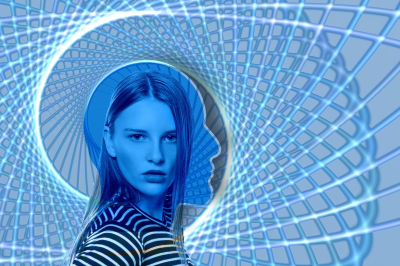 partner, psychiatrist, spiral, to find, technology, philosophy, looking at camera, futuristic, design, headshot, connection, curve, partnership, route