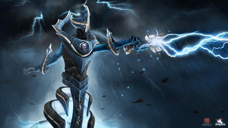 Valve Corporation, Valve, fantasy art, Razor, Defense of the ancient, Dota, hero, electric, 1080P, video games, Dota 2, Online games