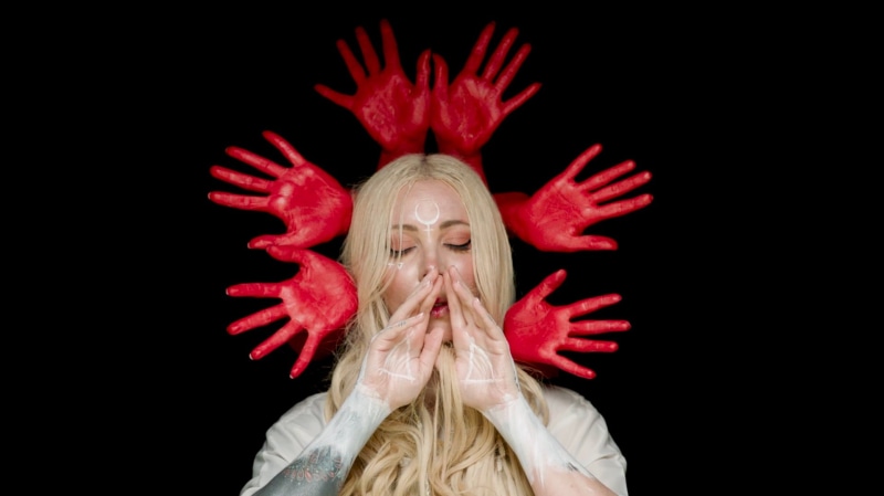 Maria Brink, hands, In This Moment (Band), 720P