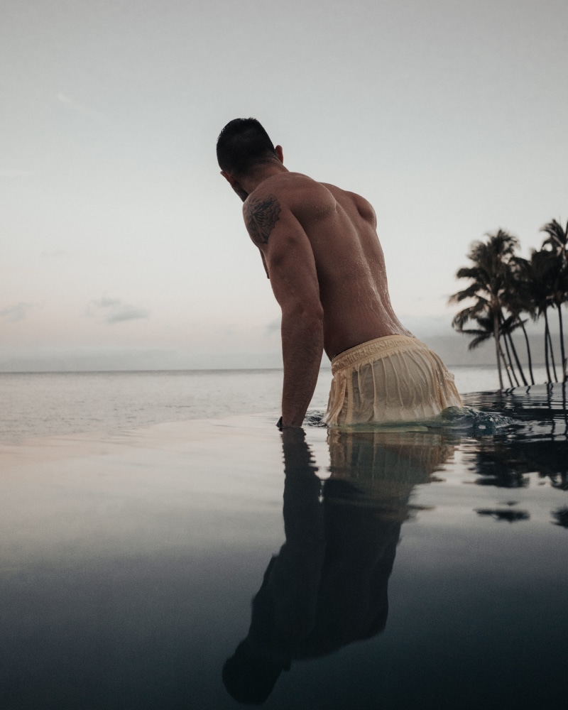 teen, sun, the Human Body, rear View, sea, travel, horizon Over Water, wearing, beach, sunlight, relaxation, tranquil Scene, adult, vacations, tropical island