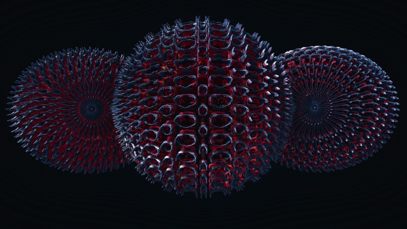 geometric shape, floral pattern, red, black background, light, creativity, render, art and craft, circle, pattern, night, decoration, close-up, design