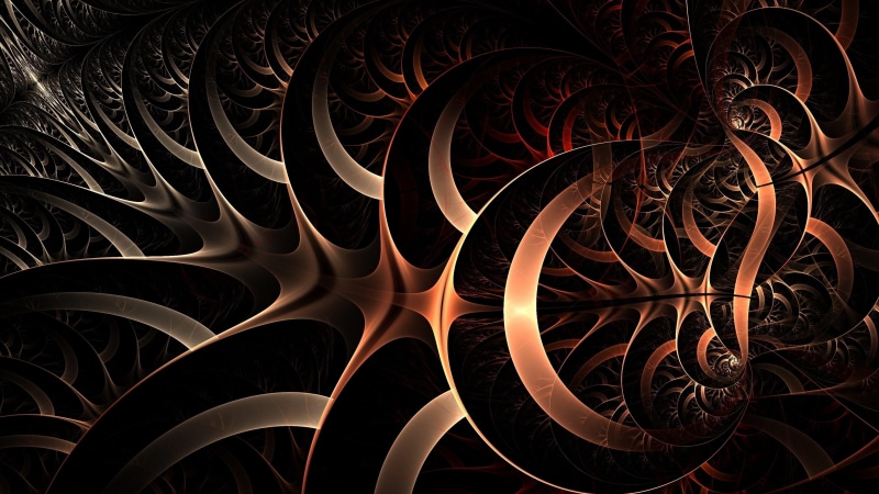 4K, no people, night, large group of objects, repetition, digital art, wheel, metal, abundance, full frame, fractal, design, backgrounds, indoors, transportation