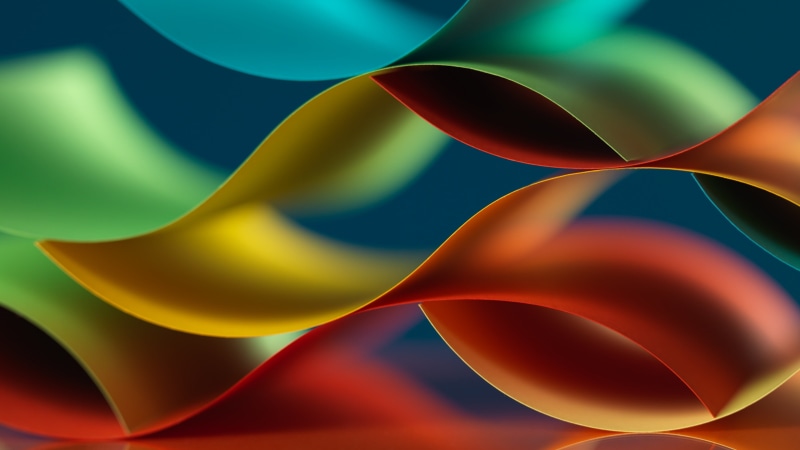 sheet, abstract, close up, wave, multi colored, smoke - physical structure, colourful, purple, design, swirl, close-up, nature, 4K, flowing, waves, softness