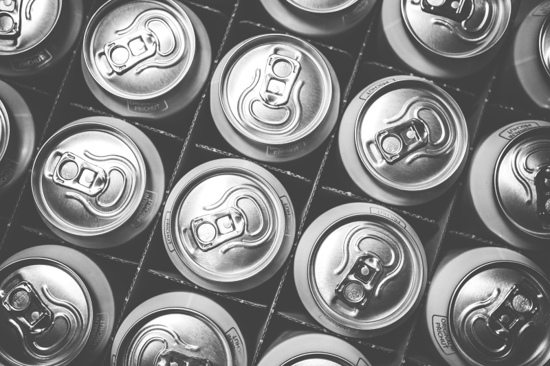 bw, full frame, large group of objects, soda, can, shape, metallic, 4K, still life, design, geometric shape, drink, abundance, directly above, Pattern